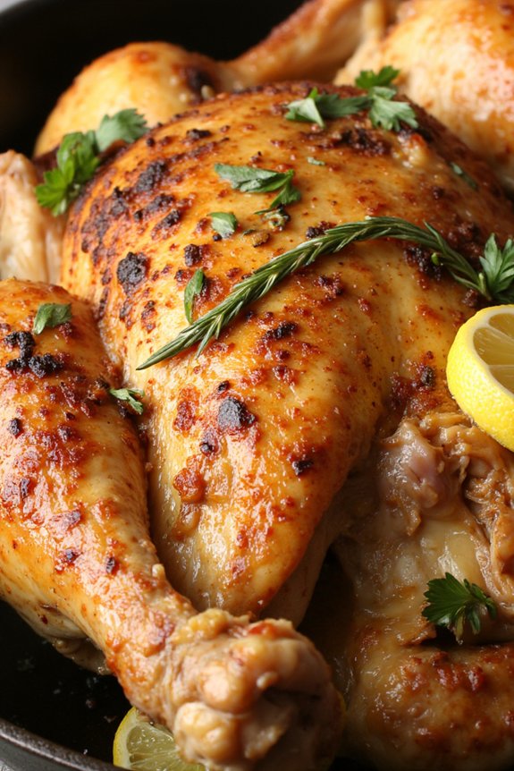 lemon herb roasted chicken recipe