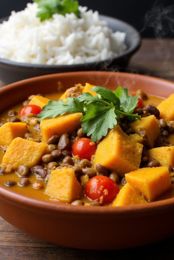 lentil sweet potato curry recipe
