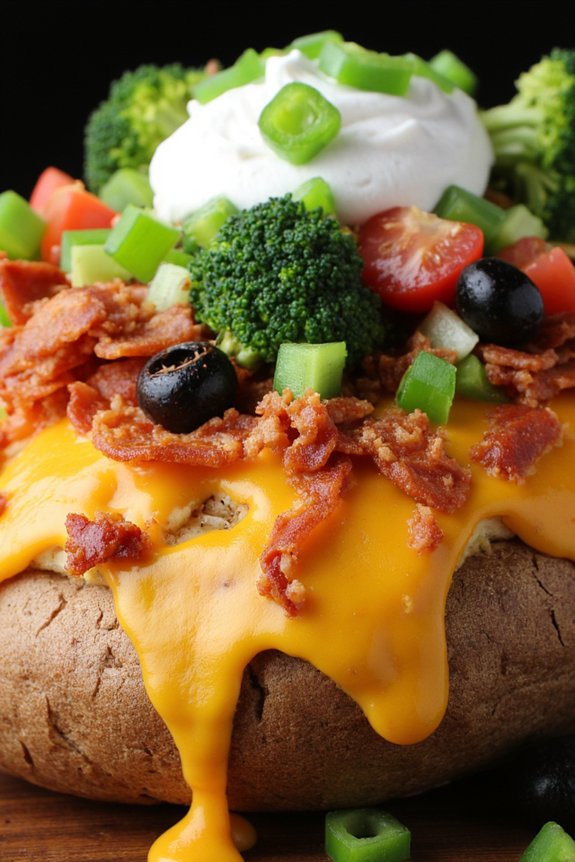 loaded baked potato bar