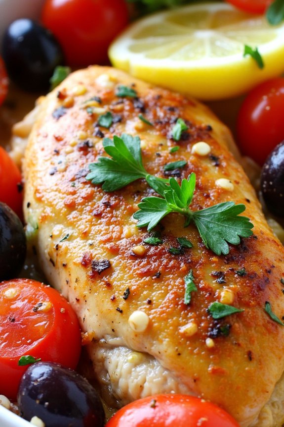 mediterranean chicken foil packets