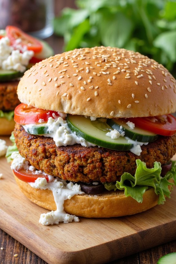 mediterranean falafel burger recipe
