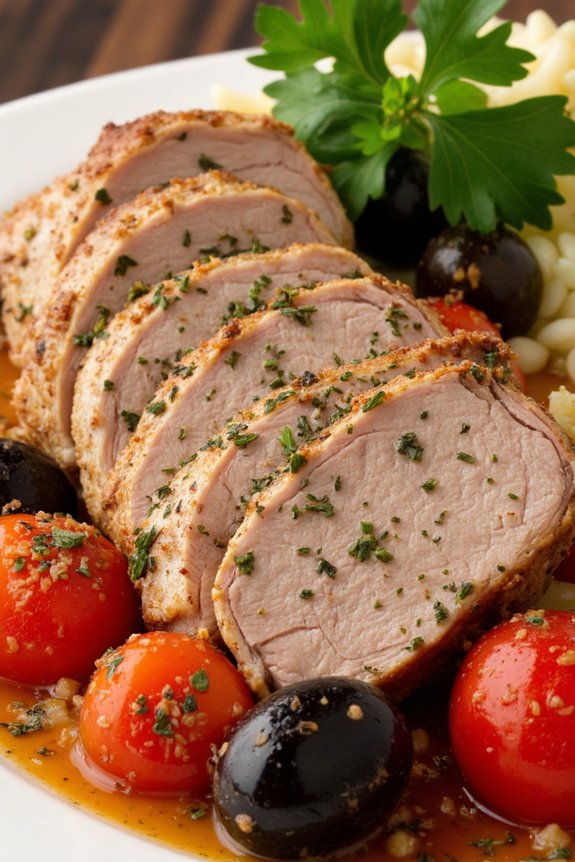 mediterranean pork loin recipe