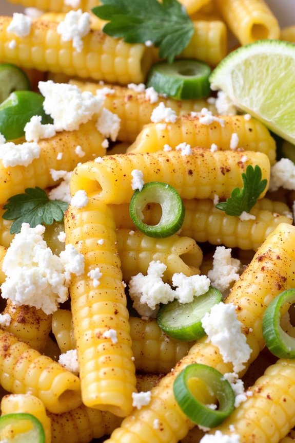 mexican street corn pasta salad