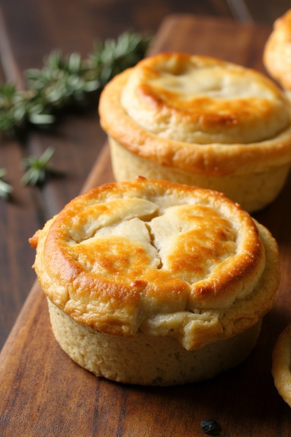 mini chicken pot pies