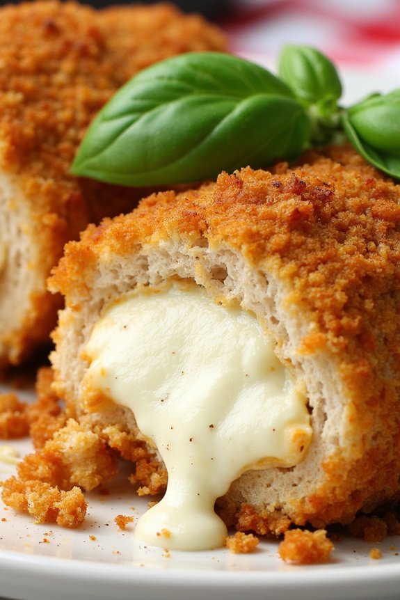 mozzarella stuffed chicken breasts recipe