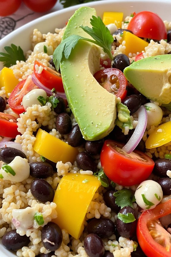 nutritious black bean salad