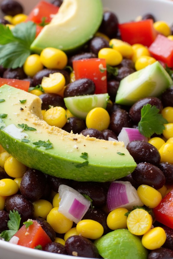 nutritious black bean salad