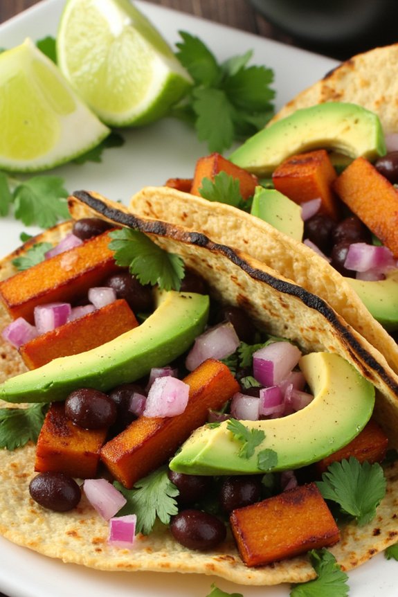 nutritious black bean tacos