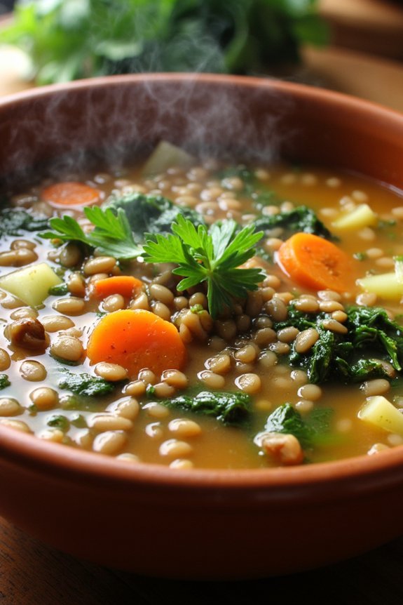 nutritious budget friendly lentil soup