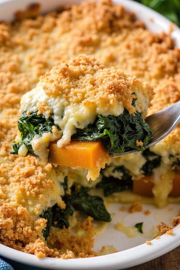 nutritious butternut squash gratin