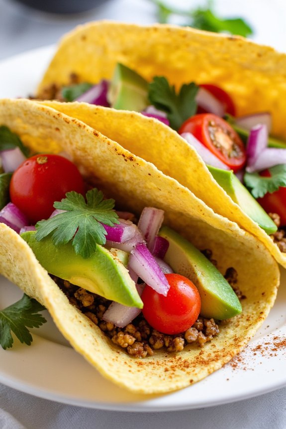 nutritious quinoa avocado tacos