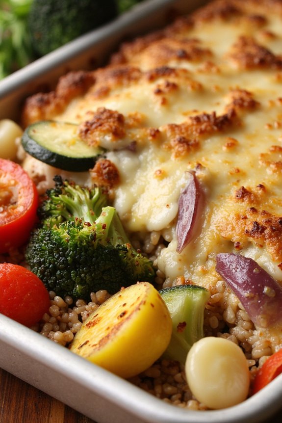 nutritious roasted vegetable bake