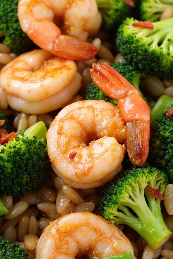 nutritious shrimp broccoli stir fry