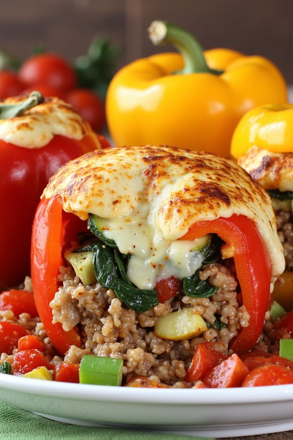 nutritious stuffed bell peppers