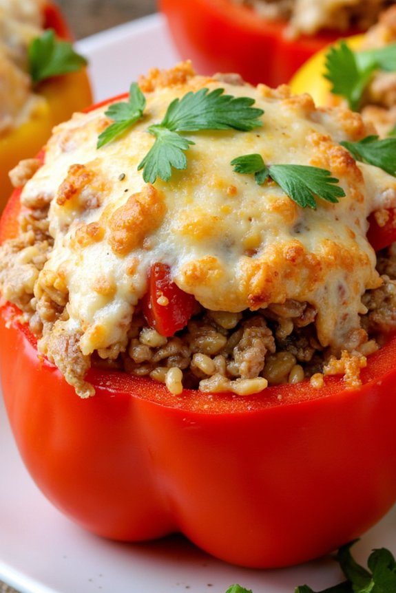 nutritious stuffed bell peppers