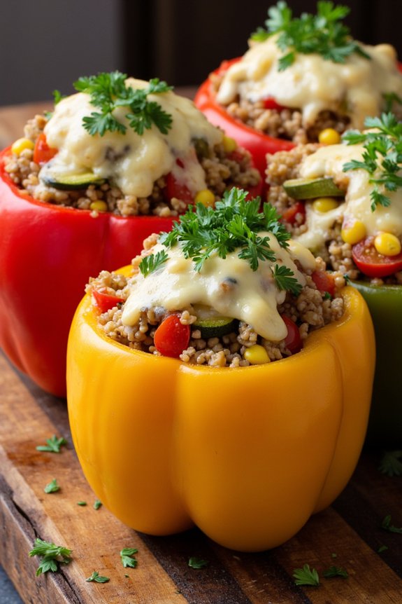 nutritious stuffed bell peppers
