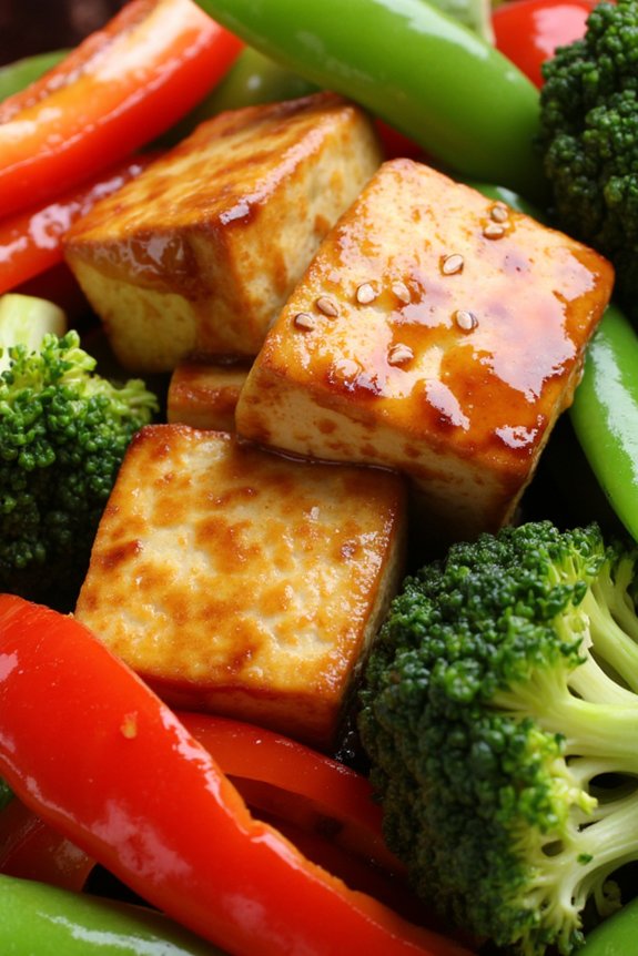 nutritious tofu vegetable stir fry