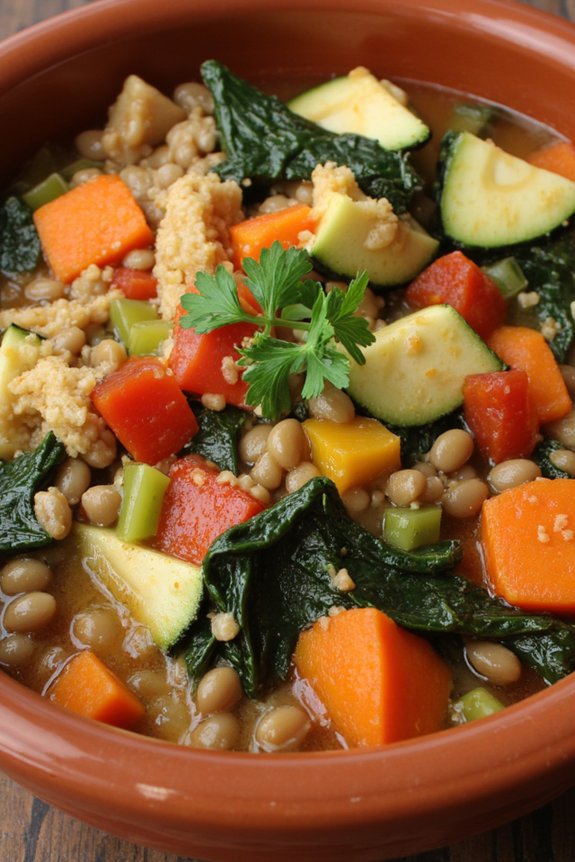 nutritious vegetable lentil stew