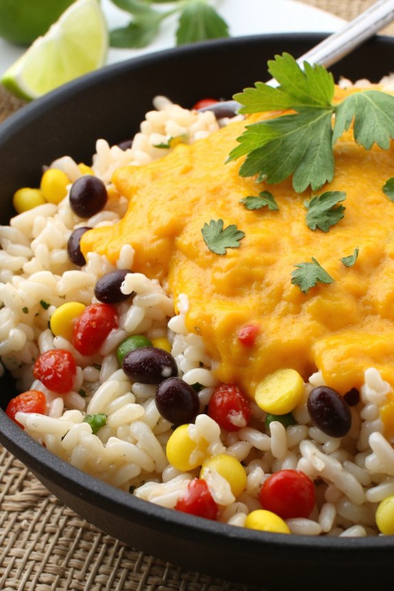 one pan black bean skillet