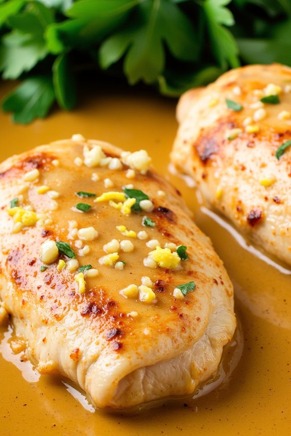 one pan lemon garlic chicken