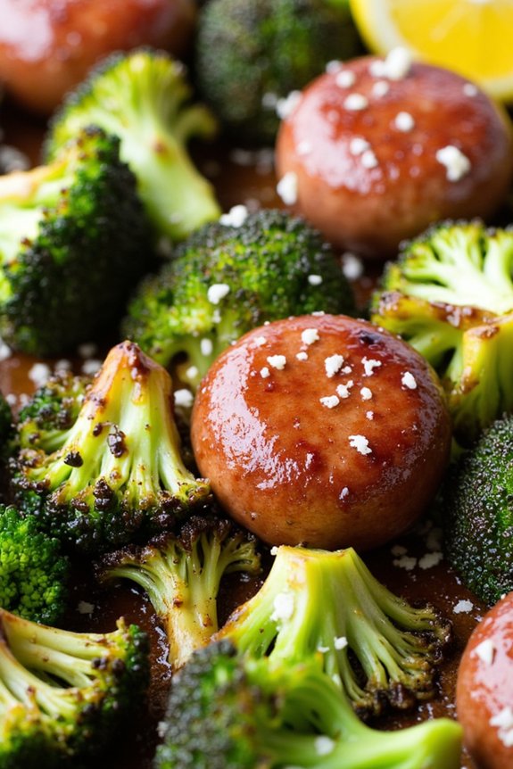 one pan sausage and broccoli