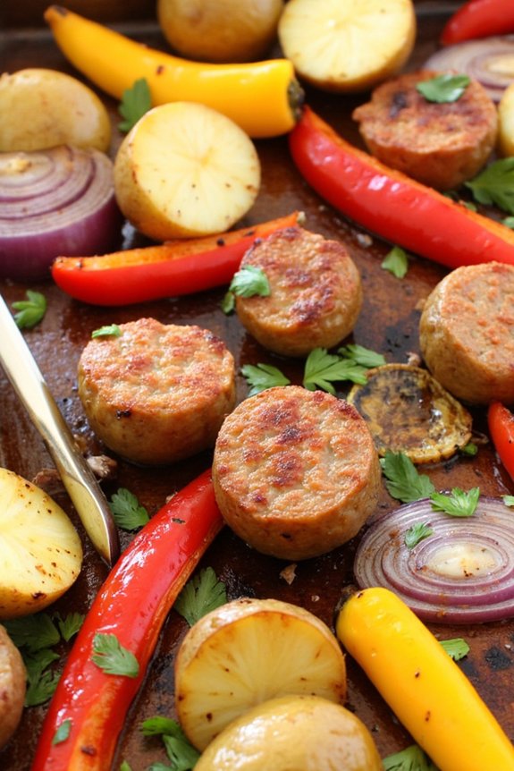 one pan sausage potato dinner