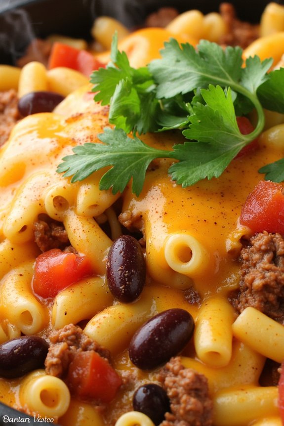 one pot cheesy chili mac