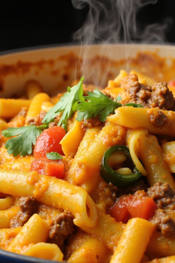 one pot cheesy taco pasta