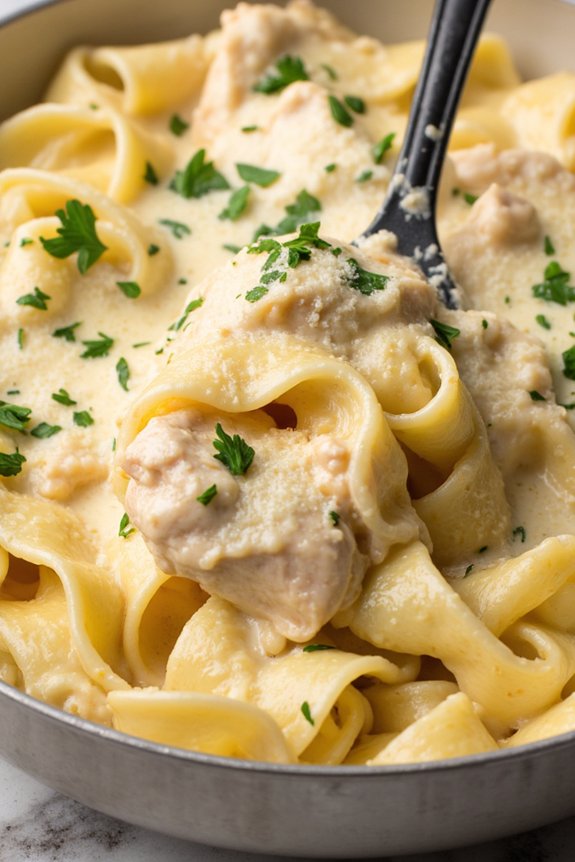 one pot chicken alfredo recipe