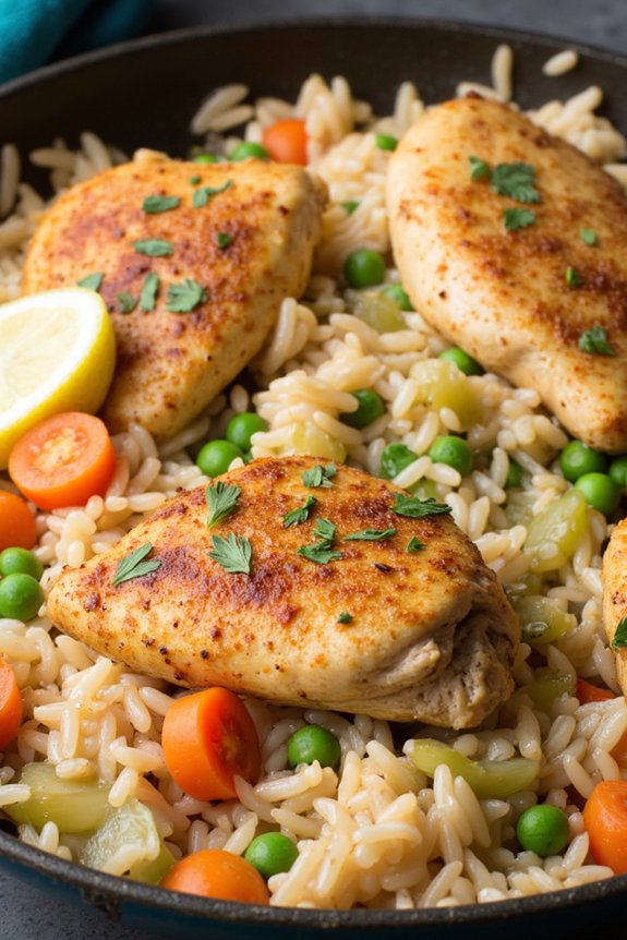 one pot chicken and rice