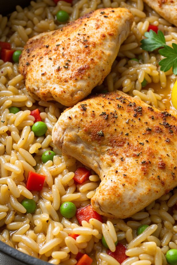 one pot chicken and rice