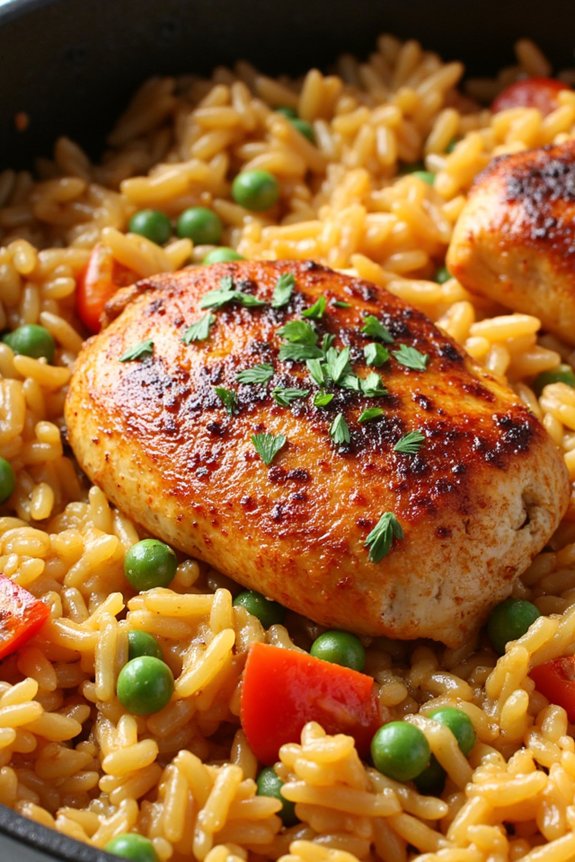 one pot chicken and rice