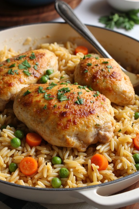 one pot chicken and rice