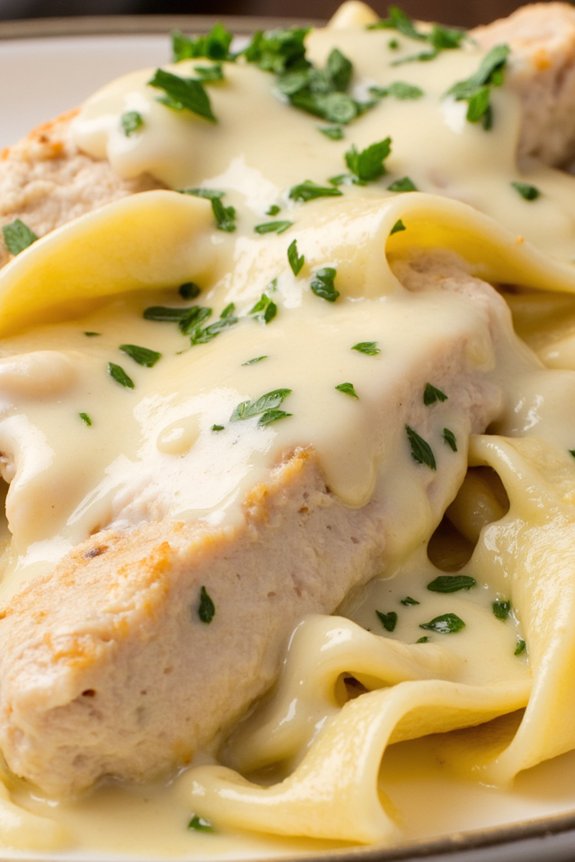 one pot creamy chicken alfredo