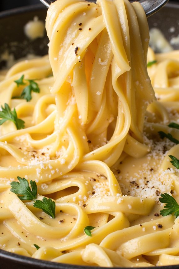one pot creamy garlic pasta