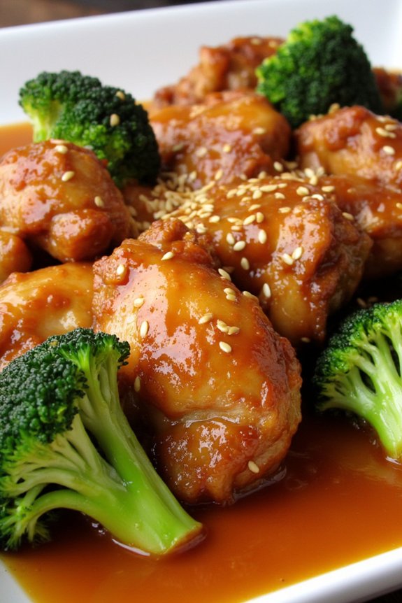 one pot honey garlic chicken
