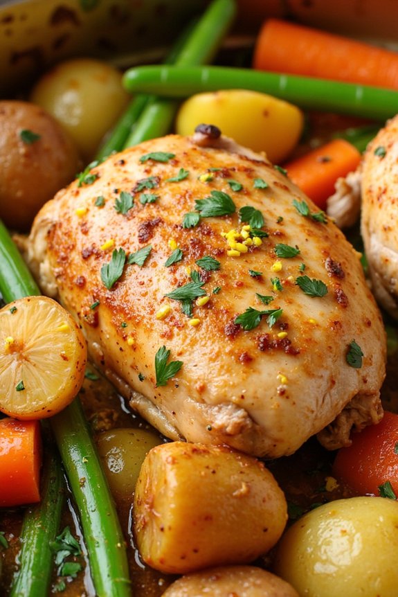 one pot lemon herb chicken
