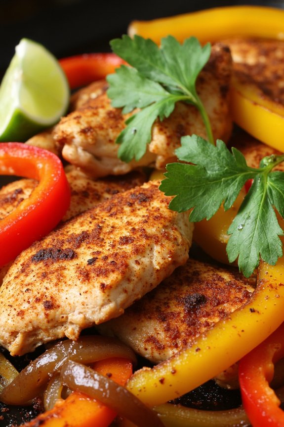 oven baked chicken fajitas recipe