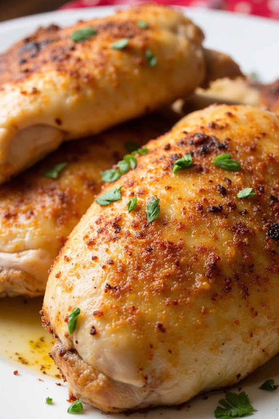 oven baked chicken thighs recipe