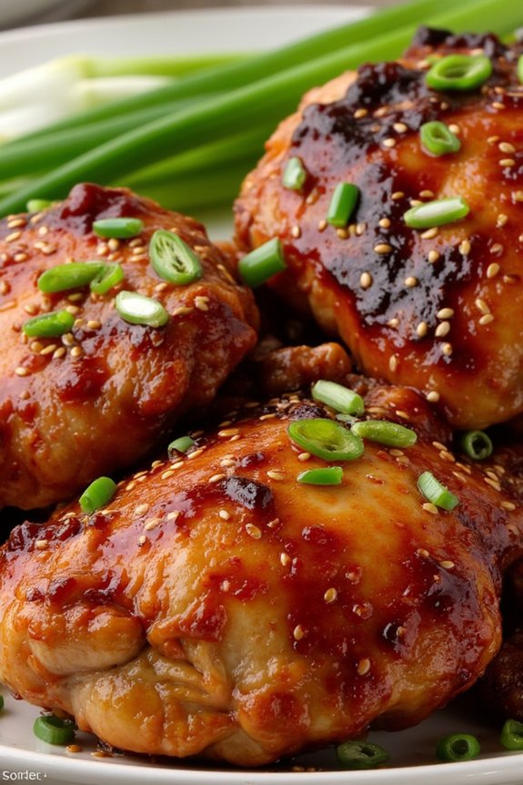 oven baked teriyaki chicken thighs