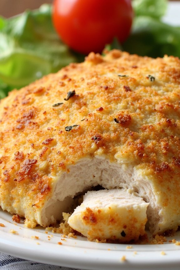 parmesan crusted baked chicken