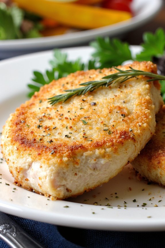 parmesan crusted pork chops recipe