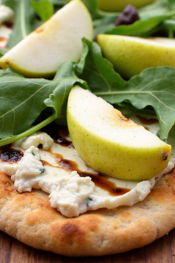 pear gorgonzola flatbread recipe