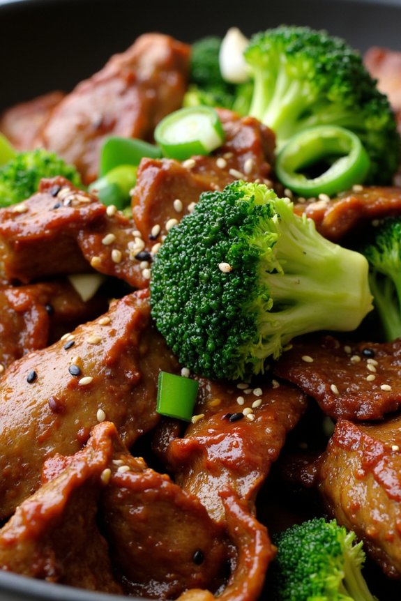 peppery beef and broccoli delight
