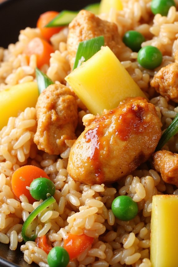 pineapple chicken fried rice recipe