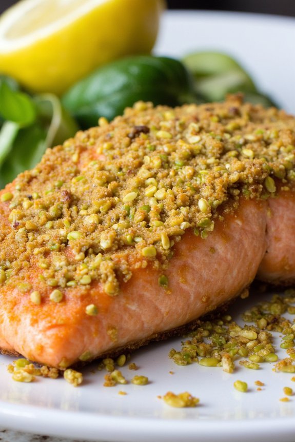 pistachio crusted salmon recipe