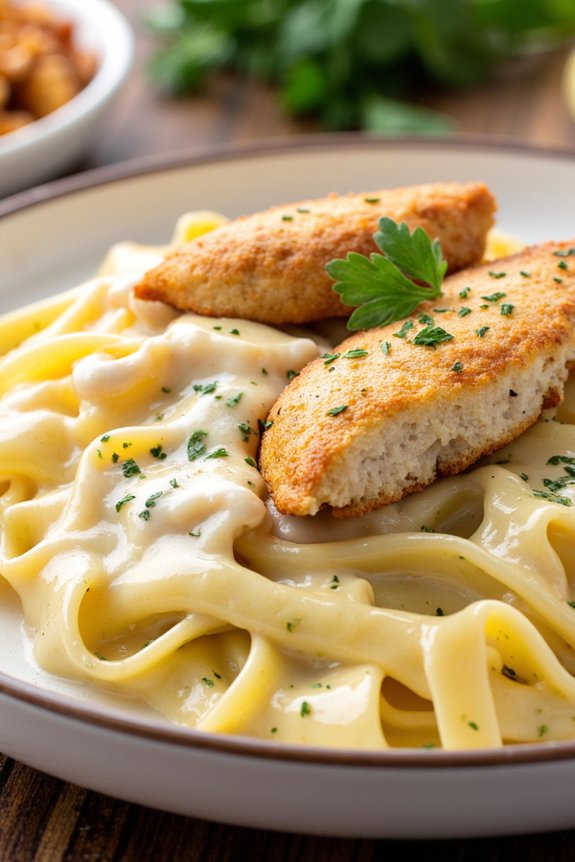 quick and creamy chicken pasta