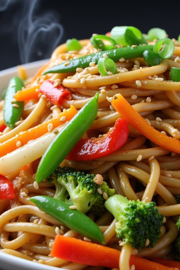 quick and delicious vegetable lo mein