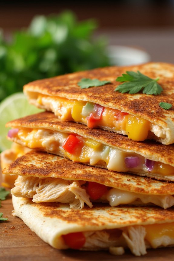 quick and flavorful quesadillas