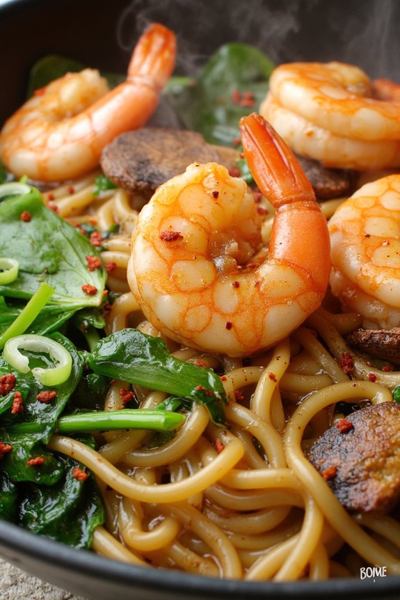 quick and flavorful shrimp ramen